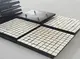 Ceramic rubber steel composite plate side view